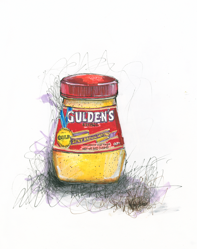 Gulden's Mustard Print